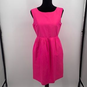 J. Crew Dress size 4 pink Cotton Silk